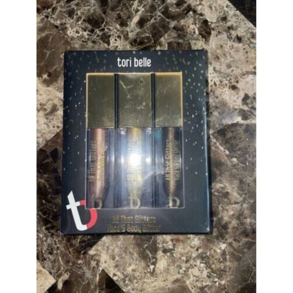 All That Glitters Face & Body Glitter Set-Tori Belle Cosmetics Body Glitter - Picture 1 of 2